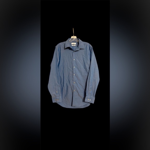 Calvin Klein Other - Calvin Klein Men's Steel Slim Fit Stretch Shirt-Blue-Size  32/33
